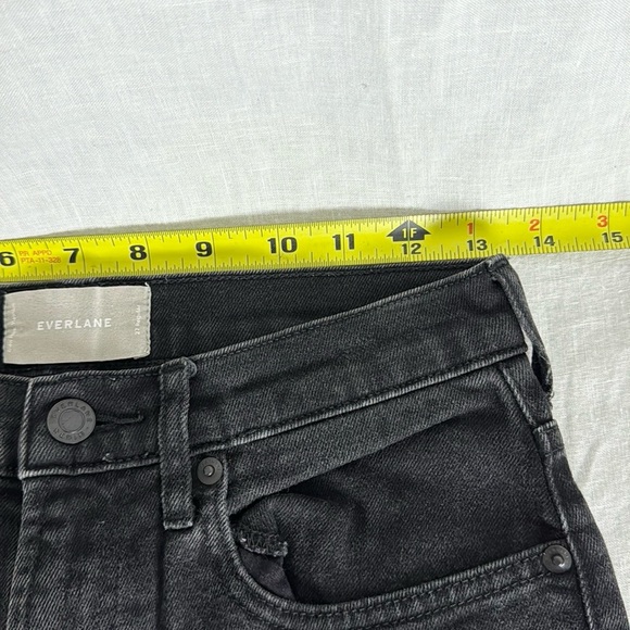 Everlane High Waist Straight Jeans Black Size 27 - Picture 8 of 13